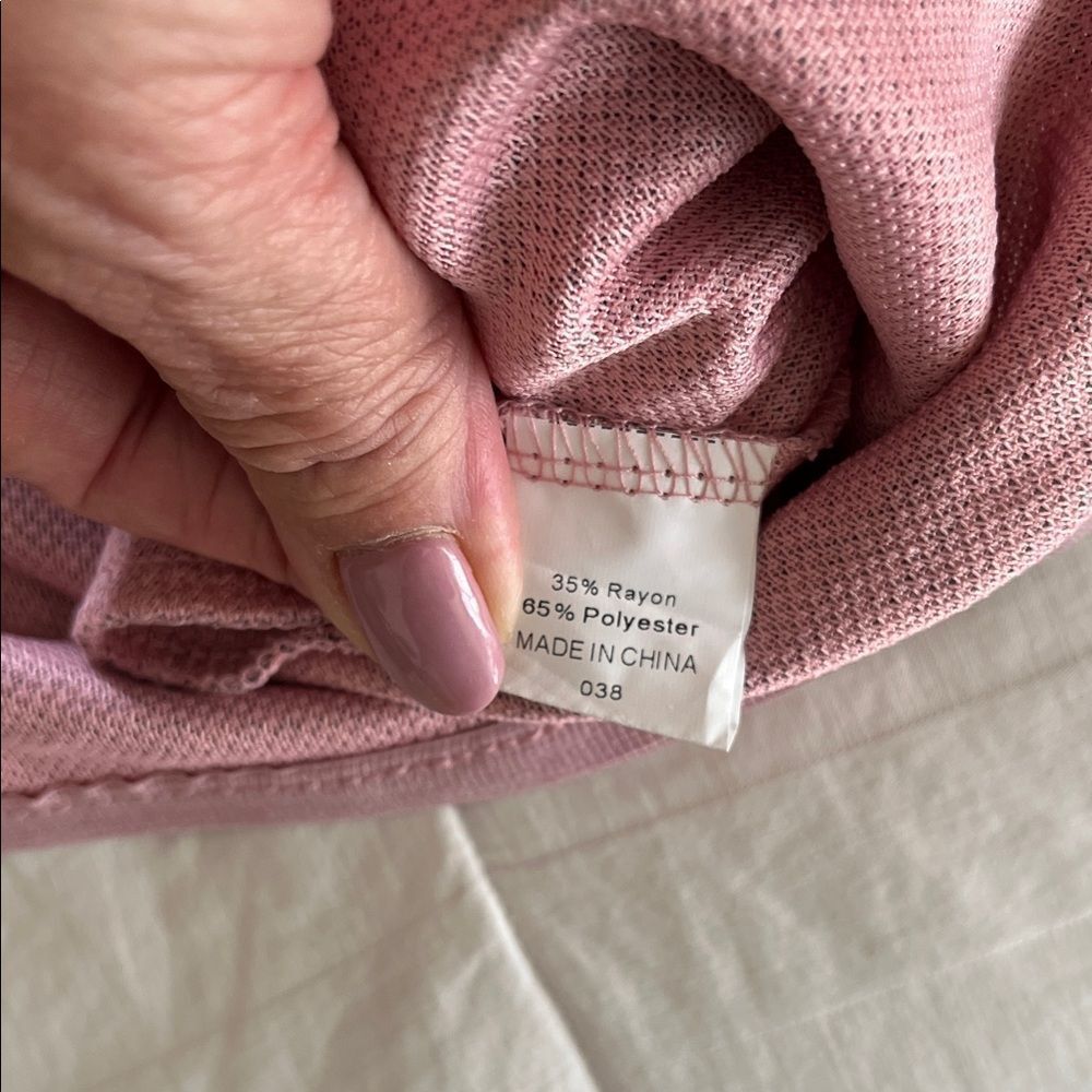 Pink Quarter-Zip Pullover - Picture 6 of 6